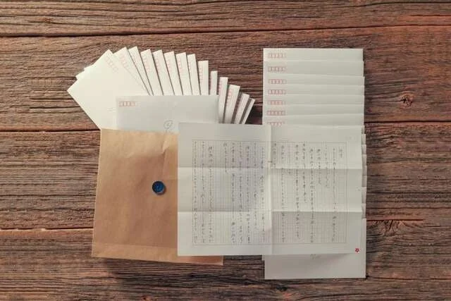 書簡型小説『二人称』の構成イメージ